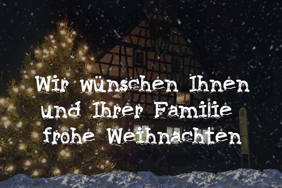 Frohe Weihnachten